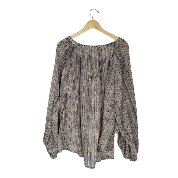 ONE TEASPOON Chelsea Off Shoulder Oversized High Low Billow Sleeve Top - Picture 5 of 9